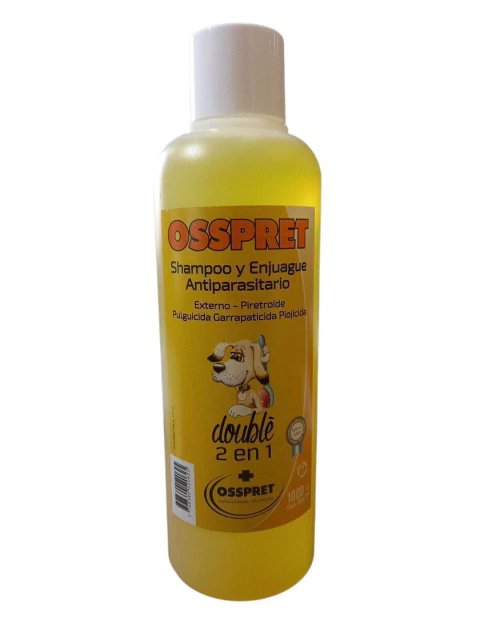 Shampoo + Enjuague Antiparasitario Osspret Double