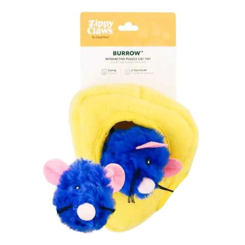 Juguete P/gatos Madriguera C/hierba Gatera Zyppy Paws Burrow