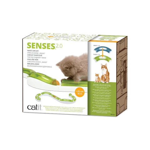 Juguete Premium Circuito Para Gato Senses Wawe 2.0