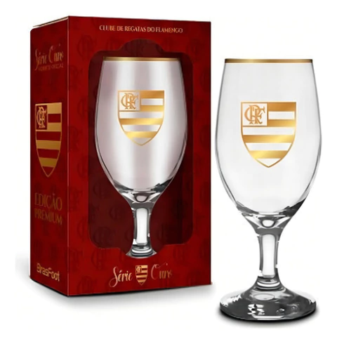 Taça Flamengo Série Ouro Vidro Cerveja Chopp Oficial