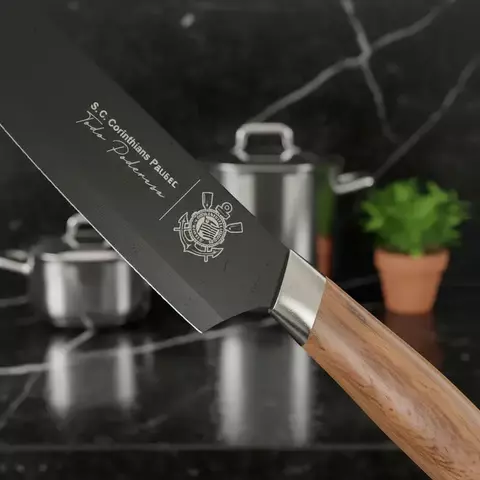 Faca Oficial Do Corinthians Churrasco Com Caixa magnetica Presente - comprar online