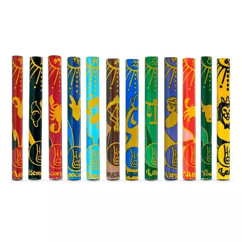 PITEIRA DE VIDRO HIPPIE BONG SIGNOS 5MM