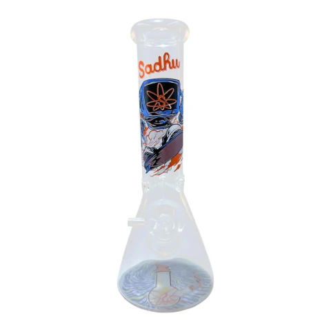 BONG DE VIDRO SADHU GD COLEÇAO PSICODELICA