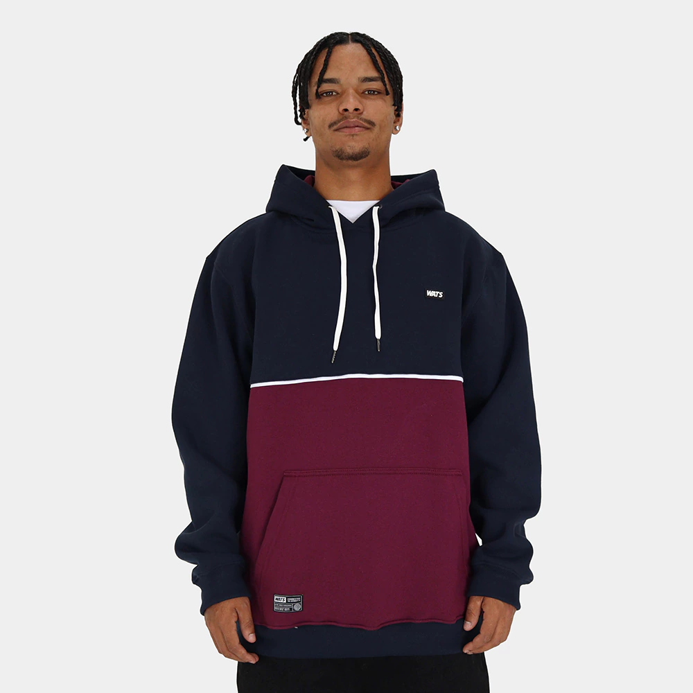 Moletom Viés Azul/Bordo