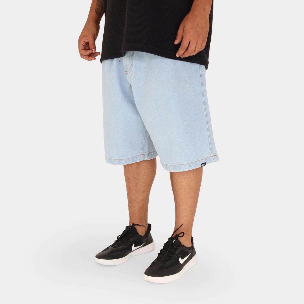 Bermuda Jeans Baggy Offwhite