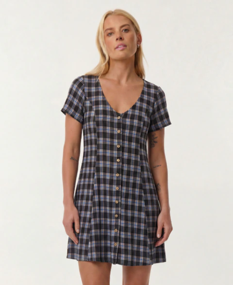 Vestido Rip Curl Mujer Paraíso Check