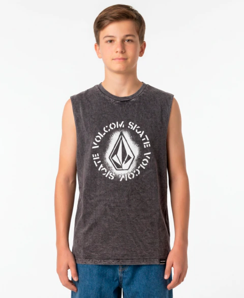Musculosa Volcom Kids Sin Mangas Basic Process