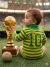 Camisa Polo Infantil Brasil Listrada – Número 10 - comprar online