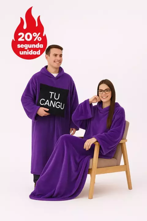 Manta con mangas Lila - comprar online