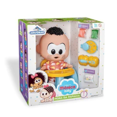 Boneco Cascão Hora da Papinha Turma da Mônica Adijomar