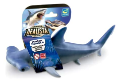 Boneco Tubarão Martelo Coleção Realista 27cm Cometa