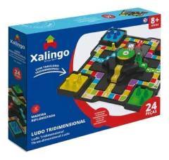 Jogo Ludo Tridimensional 3D Xalingo