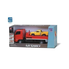 Caminhão com Carrinho Urban Guincho Vermelho Roma