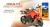 Moto de Brinquedo Esportiva Multi Motors Motocicleta 26cm Vermelho Roma - DreamToys