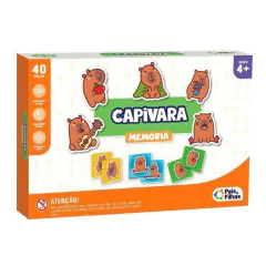 Jogo da Memória Capivara Pais e Filhos