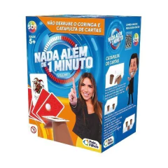 Jogo Nada Além de 1 Minuto Não Derrube o Coringa Catapulta de Cartas Pais e Filhos