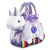 Pelúcia Cutie Handbag Unicórnio Roxo c/ Bolsinha Multikids