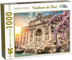 Quebra Cabeça Fontana Di Trevi 1000 Peças Pais e Filhos