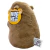 Boneco de Pelúcia Capivara Bexiguinha 20cm Polibrinq - comprar online