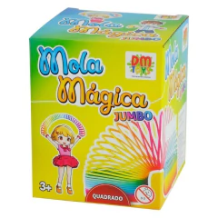Mola Mágica Maluca Quadrada Jumbo Multicolor DM Toys