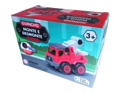 Carrinho Caminhão de Guincho Monte e Desmonte Pais e Filhos