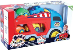 Caminhão Cegonha 4 Carrinhos Baby Cargo 41cm Big Star