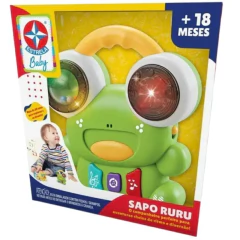 Brinquedo de Bebê Sapo Suru Eletrônico Estrela