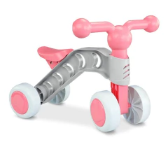 Quadriciclo de Equilíbrio Toyciclo Rosa Roma