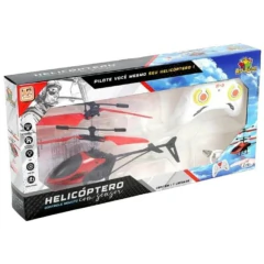 Helicóptero Controle Remoto 2 Canais com Sensor Art Brink