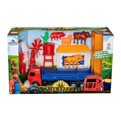 Fazendinha para Montar com Caminhão e Animais New Farm Adijomar