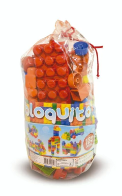 Blocos de Montar Bloquito Mochila com 124 Peças Kepler