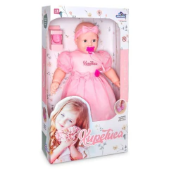 Boneca Xupetuca Olhos Móveis 65cm Adijomar
