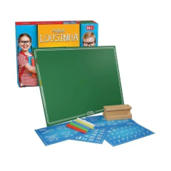 Minha Lousinha Madeira c/ Apagador e Giz Pais e Filhos