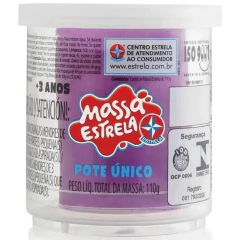 Pote de Massinha de Modelar Roxo 110g Estrela