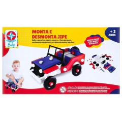 Carrinho Jipe Monta e Desmonta Estrela