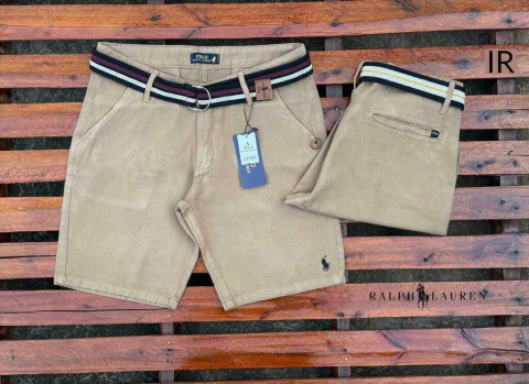 Bermuda sarja masculina POLO R 98% algodão 2% elastano slim fit