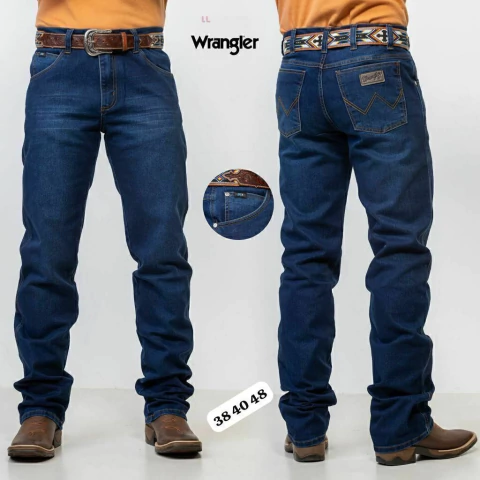 Calças Masculina jeans country WRNGLR 98% algodão 2% elastano