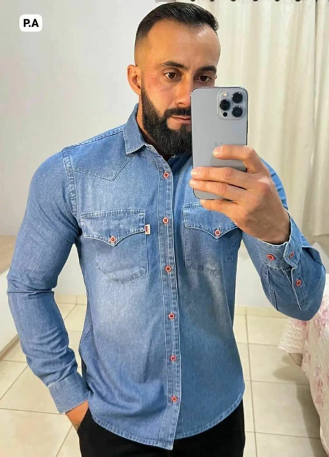 Camisas social jeans