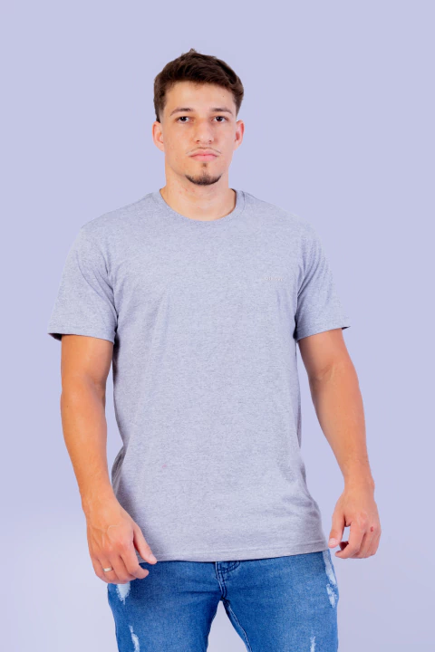 Camiseta gola O DSL básica.