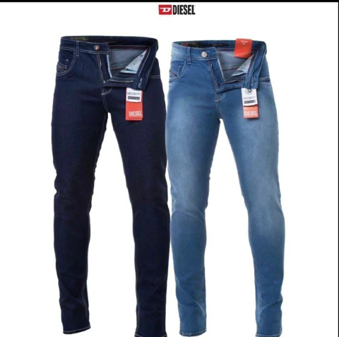 kit jeans masculina DSL 98% algodão 2% elastano slim fit