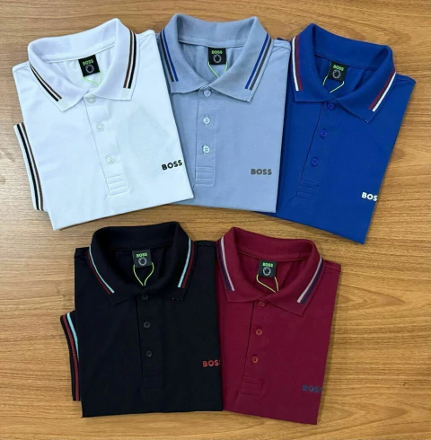 Camiseta gola polo BOSS