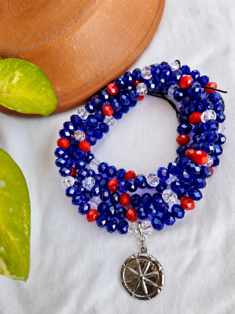 Guia de Ogum Azul | Fio de conta de Ogum Azul e Vermelho