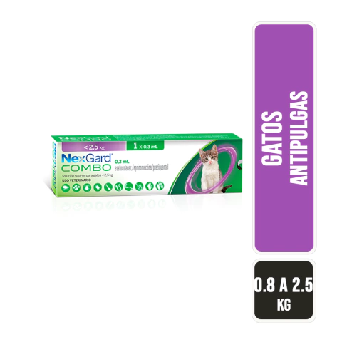 Comprimido Nexgard Combo Gatos 0.8 a 2.5 Kg - comprar online
