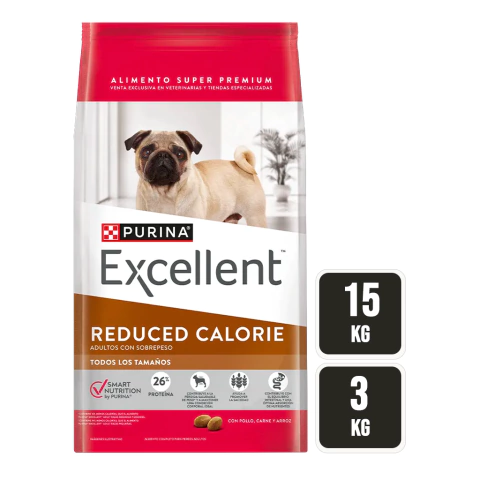 Alimento Excellent Perro Adulto Reduced Calorie - comprar online