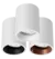 Acessório Nya Redondo Suporte de Sobrepor Para Spots de Embutir Alumínio Branco Fosco Microtexturizado. - comprar online