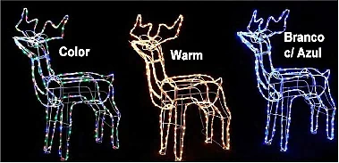 Armação De Rena LED sortidos 8 funções bivolt IP44 uso externo. - comprar online