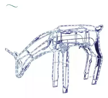 Armação Rena fêmea média LED Branco frio com movimento 127V IP44 uso externo. - comprar online