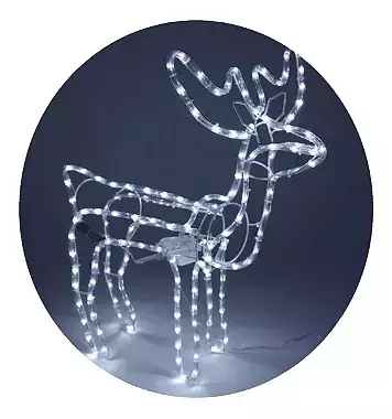 Armação Rena macho médio LED Branco frio com movimento 127V IP44 uso externo. - comprar online