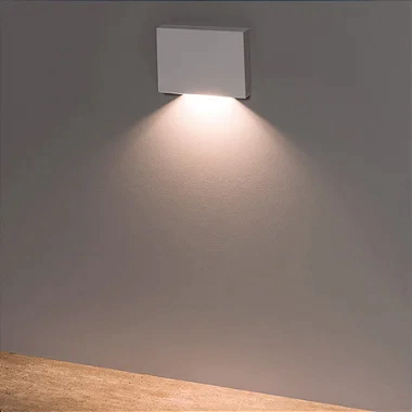 Balizador de sobrepor LED mini Neu 2 retangular facho simples externo 3000K 1,5w IP65 bivolt 5X7X1,15cm policarbonato branco. - comprar online