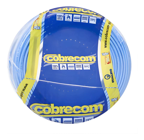 Cabo Flexível 750V 1,5mm Azul Rolo Com 100 Metros. - comprar online